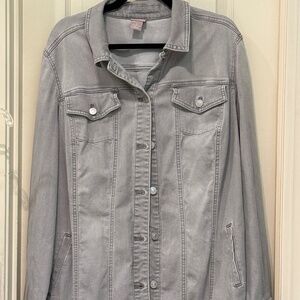 Grey Denim Jacket